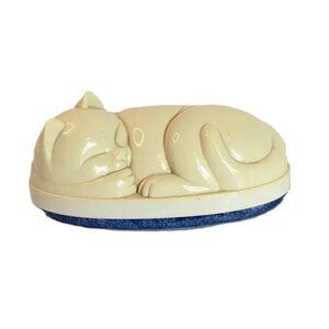 Vintage Cat‎ Lint Remover Reusable Sleeping Kitty Animal Clothing Upholstery